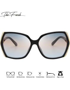 Gafas de Sol Fresco FR1L UV400 para Mujeres - Estilo Chic 2