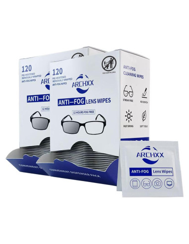 Toallitas Antivaho Archxx 240 Unidades Limpieza Lentes