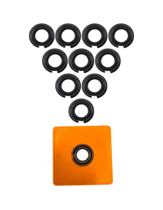 10 Anillos de Retención para Llave de Impacto 3/8" Milwaukee 2