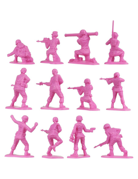 Figuras de Soldados Femeninos BMC - 36 Piezas Rosa Figuras de Soldados Femeninos BMC - 36 Piezas Rosa