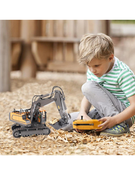 Excavadora RC PREPOP 2.4Ghz para Niños 6-12 Años Excavadora RC PREPOP 2.4Ghz para Niños 6-12 Años