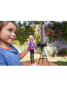 Muñeca Barbie Astrofísica Mattel con Telescopio y Mapa 2