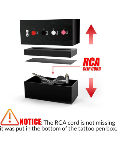 Kit de Tatuaje Completo Wormhole con Pluma y Fuente 80000r/min