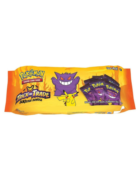 Paquete de 120 Mini Paquetes Pokémon Trick or Trade 2023 Paquete de 120 Mini Paquetes Pokémon Trick or Trade 2023