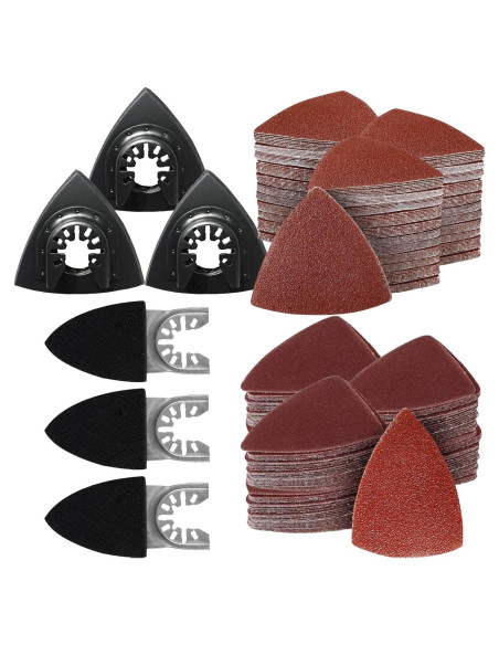 Kit de Lijado 156 Piezas Gulrear - Almohadillas y Papel de Lija Kit de Lijado 156 Piezas Gulrear - Almohadillas y Papel de Lija