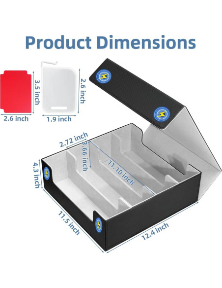 Caja de Almacenamiento para Cartas HESPLUS 3200+ con 24 Separadores Caja de Almacenamiento para Cartas HESPLUS 3200+ con 24 Separadores