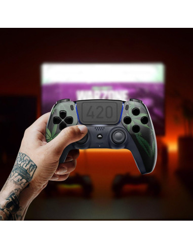 Controlador Inalámbrico ModdedZone PS5 Personalizado 420 Negro