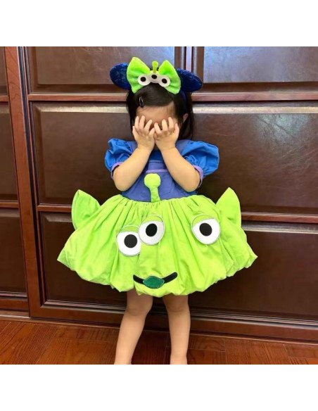 Diadema de Orejas de Ratón Monstruo Verde JIAHANG con Lentejuelas Diadema de Orejas de Ratón Monstruo Verde JIAHANG con Lentejuelas