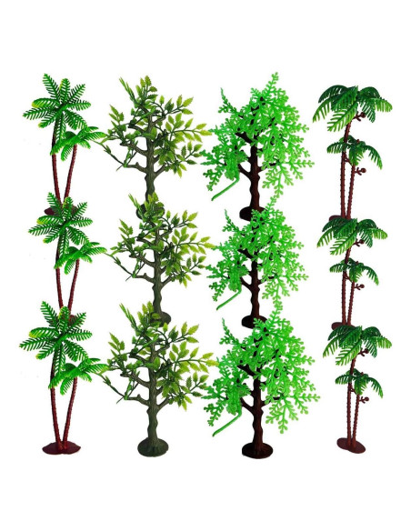 12 Figuras de Árboles de Modelo Arcady 15 cm para Manualidades 12 Figuras de Árboles de Modelo Arcady 15 cm para Manualidades