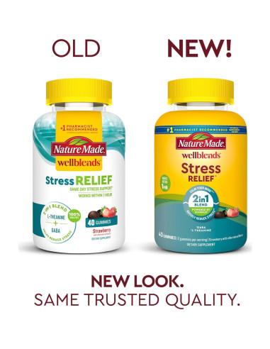 Gominolas Nature Made Wellblends Alivio Estrés 40 Unidades