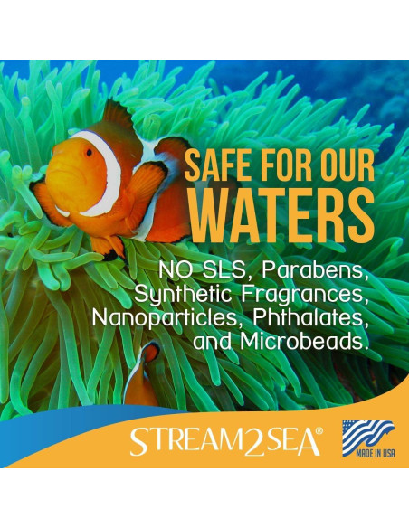 Stream2Sea Desempañante Biodegradable 3x2 Fl Oz para Gafas Stream2Sea Desempañante Biodegradable 3x2 Fl Oz para Gafas