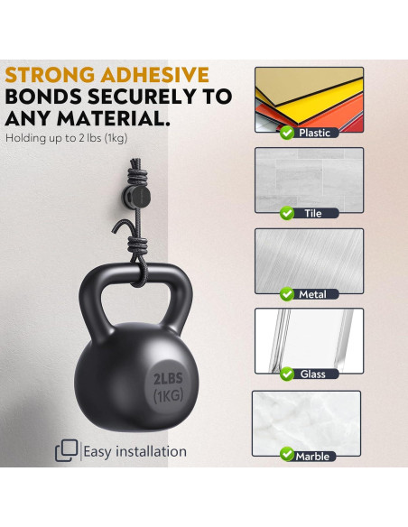 Paquete de 8 Clips Magnéticos VieHome para Gestión de Cables Paquete de 8 Clips Magnéticos VieHome para Gestión de Cables