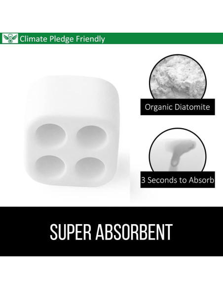 Soporte de Cepillo de Dientes Angvoo Diatomita Blanco Soporte de Cepillo de Dientes Angvoo Diatomita Blanco