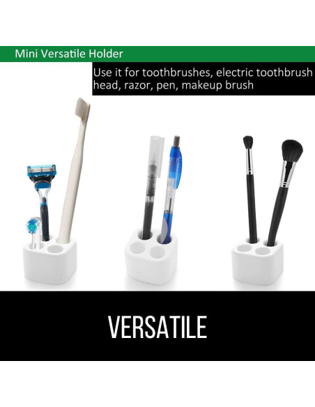 Soporte de Cepillo de Dientes Angvoo Diatomita Blanco Soporte de Cepillo de Dientes Angvoo Diatomita Blanco