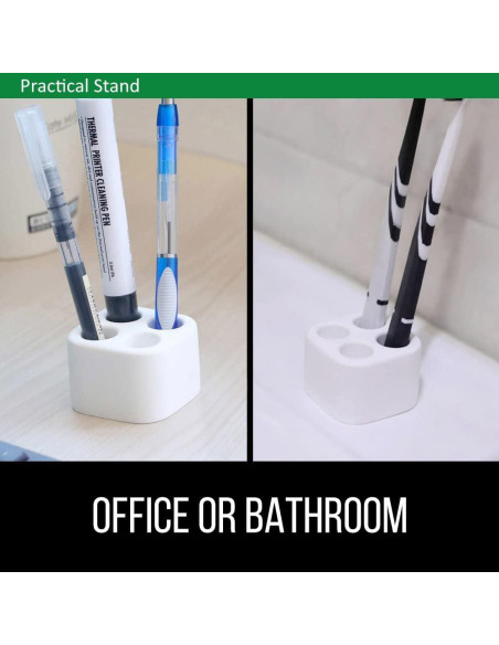 Soporte de Cepillo de Dientes Angvoo Diatomita Blanco Soporte de Cepillo de Dientes Angvoo Diatomita Blanco