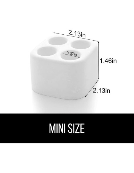 Soporte de Cepillo de Dientes Angvoo Diatomita Blanco Soporte de Cepillo de Dientes Angvoo Diatomita Blanco