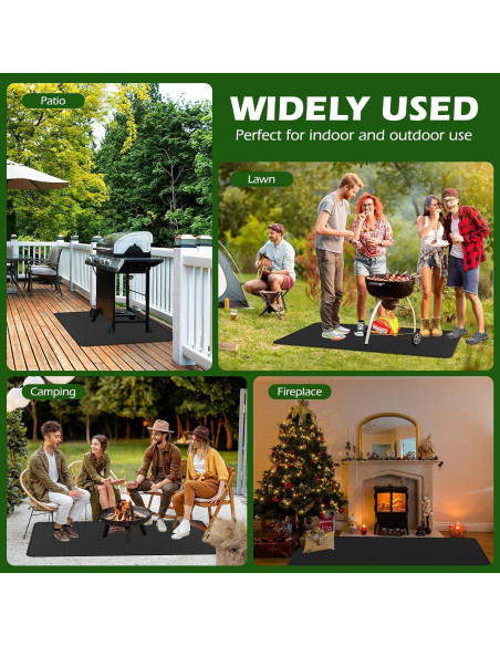 Alfombrilla Protectora para Parrilla EWFEN 193x132 cm Doble Cara Alfombrilla Protectora para Parrilla EWFEN 193x132 cm Doble Cara