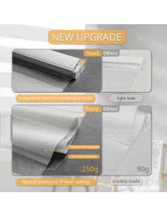 Persianas Zebra Motorizadas MUSCLEAREA 50,8x182,9 cm Blanco 2