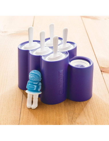 Moldes de Paletas de Hielo ZOKU Espacio, 6 Piezas Sin BPA