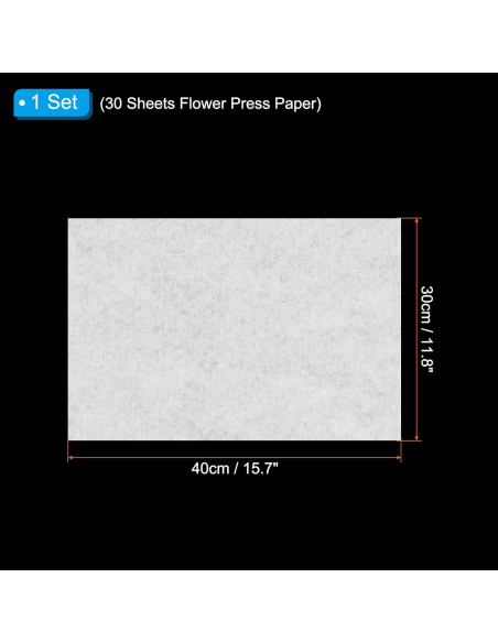 Papel para Prensar Flores PATIKIL 40 x 30 cm 30 Hojas Papel para Prensar Flores PATIKIL 40 x 30 cm 30 Hojas