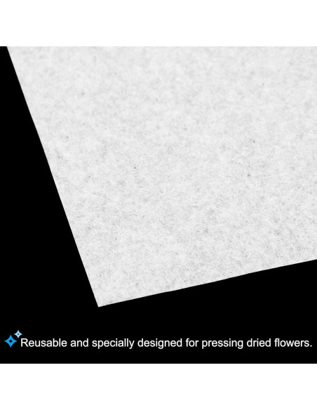 Papel para Prensar Flores PATIKIL 40 x 30 cm 30 Hojas Papel para Prensar Flores PATIKIL 40 x 30 cm 30 Hojas