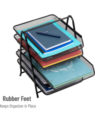 Organizador de Escritorio 5 Niveles Mind Reader Negro