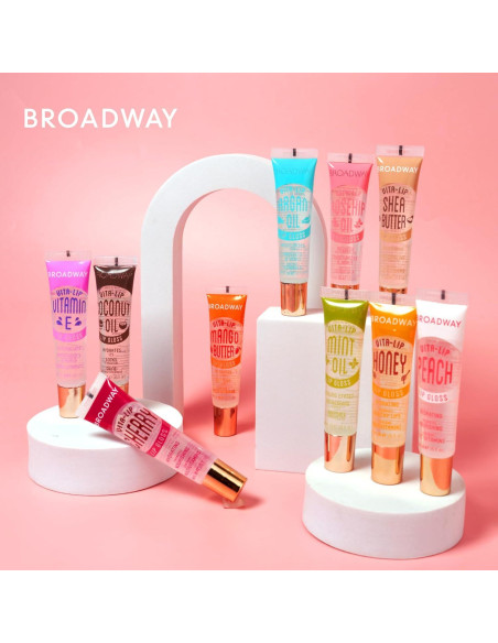 Brillo Labial Ruby Kisses Vita-Lip Durazno 6 Piezas Brillo Labial Ruby Kisses Vita-Lip Durazno 6 Piezas