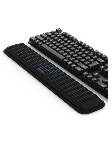 Reposamuñecas MEKASS Ergonómico Espuma Viscoelástica Negro Reposamuñecas MEKASS Ergonómico Espuma Viscoelástica Negro