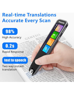 Bolígrafo Traductor Digital JEDAKAREN VTR7300 112 Idiomas 2