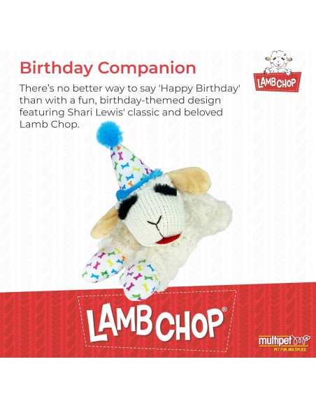 Juguete de Peluche para Perro Lamb Chop Multipet 26.67 cm Juguete de Peluche para Perro Lamb Chop Multipet 26.67 cm
