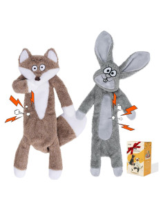 Juguetes para Perros HGB Sin Relleno Conejo y Zorro Rojo 39.88 cm