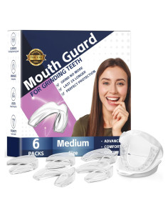 Paquete de 6 Protectores Bucales Mictaning para Bruxismo