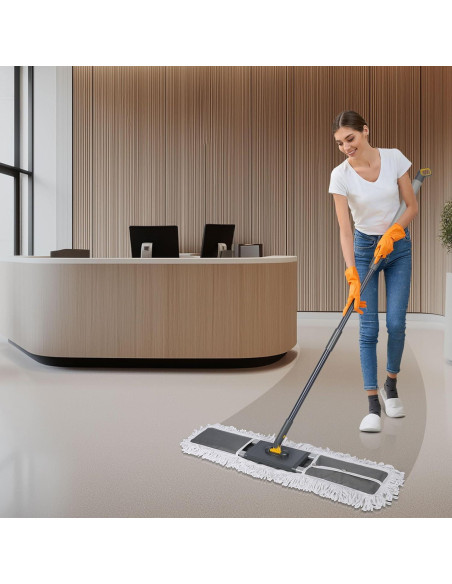 Mop Comercial MASTERTOP 91.44 cm con Mango Ajustable 157.48 cm Mop Comercial MASTERTOP 91.44 cm con Mango Ajustable 157.48 cm