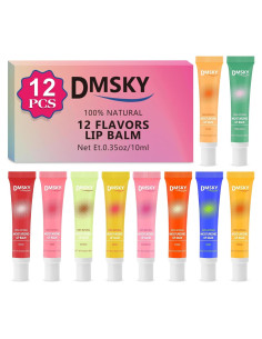 Set de Brillo Labial Hidratante Dmsky 12 Sabores 10.4 ml