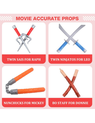 Disfraz de Superhéroe Geamiki Cosplay con Armas 36.83x29.21cm