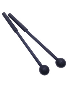 Par de Martillos de Percusión TUOREN con Cabeza de Goma 22.86 cm
