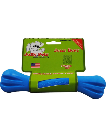 Hueso para Perros Jolly Pets Flex-N-Chew Mediano Azul Hueso para Perros Jolly Pets Flex-N-Chew Mediano Azul