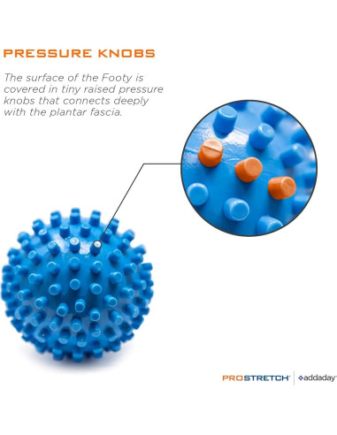 Bola de Masaje ProStretch Footy para Alivio de Fascitis Plantar