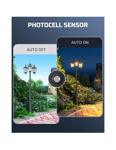 Sensor Fotoeléctrico EDISHINE para Luz de Poste Exterior 120V 2