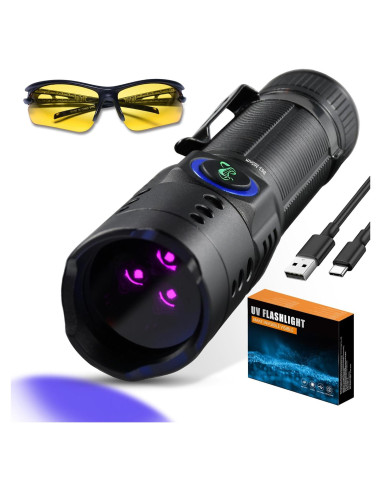 Linterna UV Recargable DARKBEAM B63 365nm 20W para Mascotas
