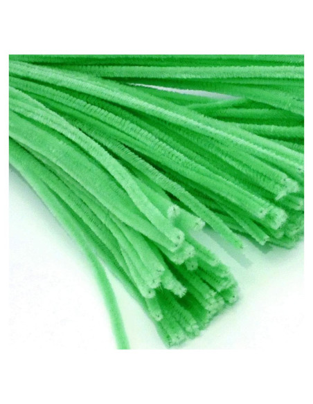 Tallos de Chenille The Crafts Outlet 1000 piezas 50 cm Verde Lima Tallos de Chenille The Crafts Outlet 1000 piezas 50 cm Verde Lima