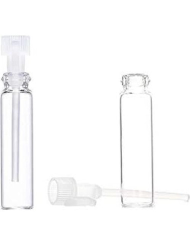 Botellas de Vidrio Vacías 1ml JJKMALL - 100 Piezas para Perfume
