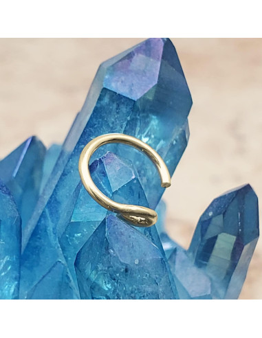Anillo de Nariz Falso Clip On 20g - Oro Lleno 14k - 6mm
