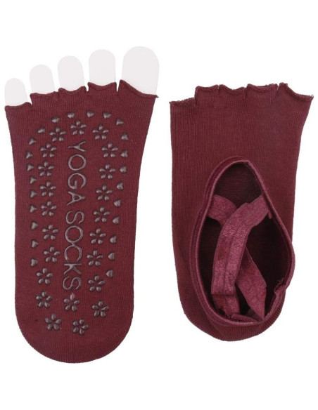 Calcetines Antideslizantes de Pilates y Yoga Pengxiaomei - 4 Pares Calcetines Antideslizantes de Pilates y Yoga Pengxiaomei - 4 Pares