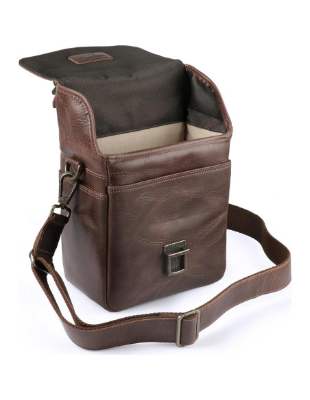 Bolsa de Mensajero de Cuero MegaGear MG1328 para Cámaras DSLR Bolsa de Mensajero de Cuero MegaGear MG1328 para Cámaras DSLR