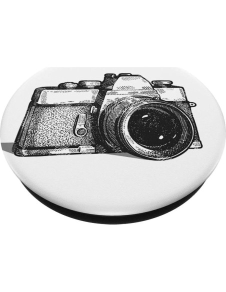 PopSocket Vintage Cámara Blanco PopGrip para Teléfonos y Tabletas PopSocket Vintage Cámara Blanco PopGrip para Teléfonos y Tabletas