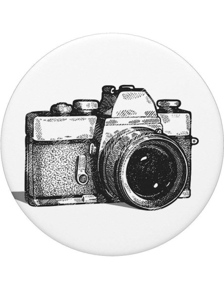 PopSocket Vintage Cámara Blanco PopGrip para Teléfonos y Tabletas PopSocket Vintage Cámara Blanco PopGrip para Teléfonos y Tabletas