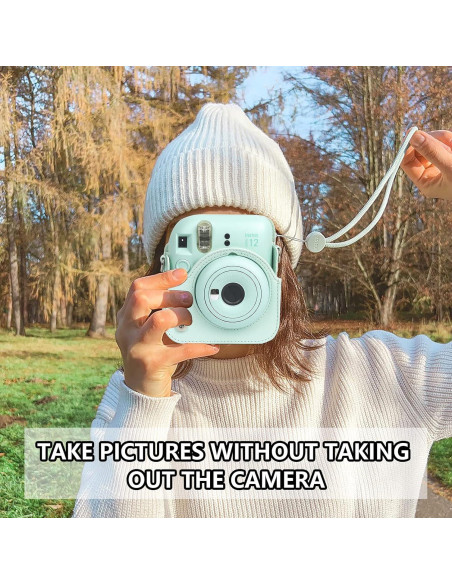 Funda Protectora Fujifilm Instax Mini 12 Verde Menta Funda Protectora Fujifilm Instax Mini 12 Verde Menta