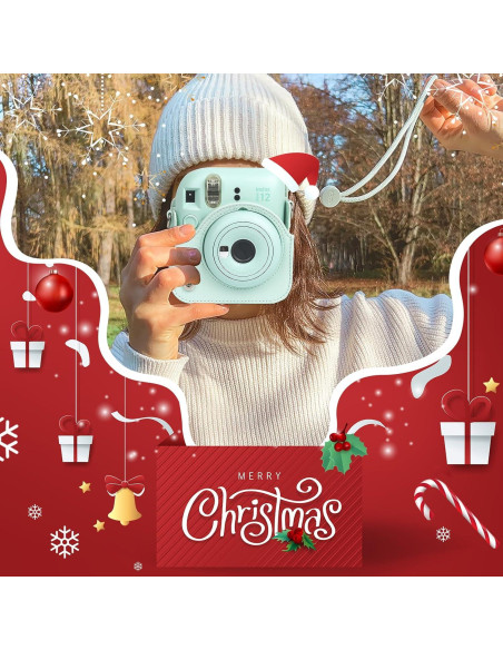 Funda Protectora Fujifilm Instax Mini 12 Verde Menta Funda Protectora Fujifilm Instax Mini 12 Verde Menta