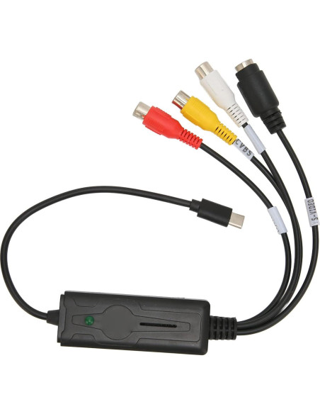 Tarjeta de Captura de Video y Audio USB-C PUSOKEI AV/S NTSC PAL Tarjeta de Captura de Video y Audio USB-C PUSOKEI AV/S NTSC PAL